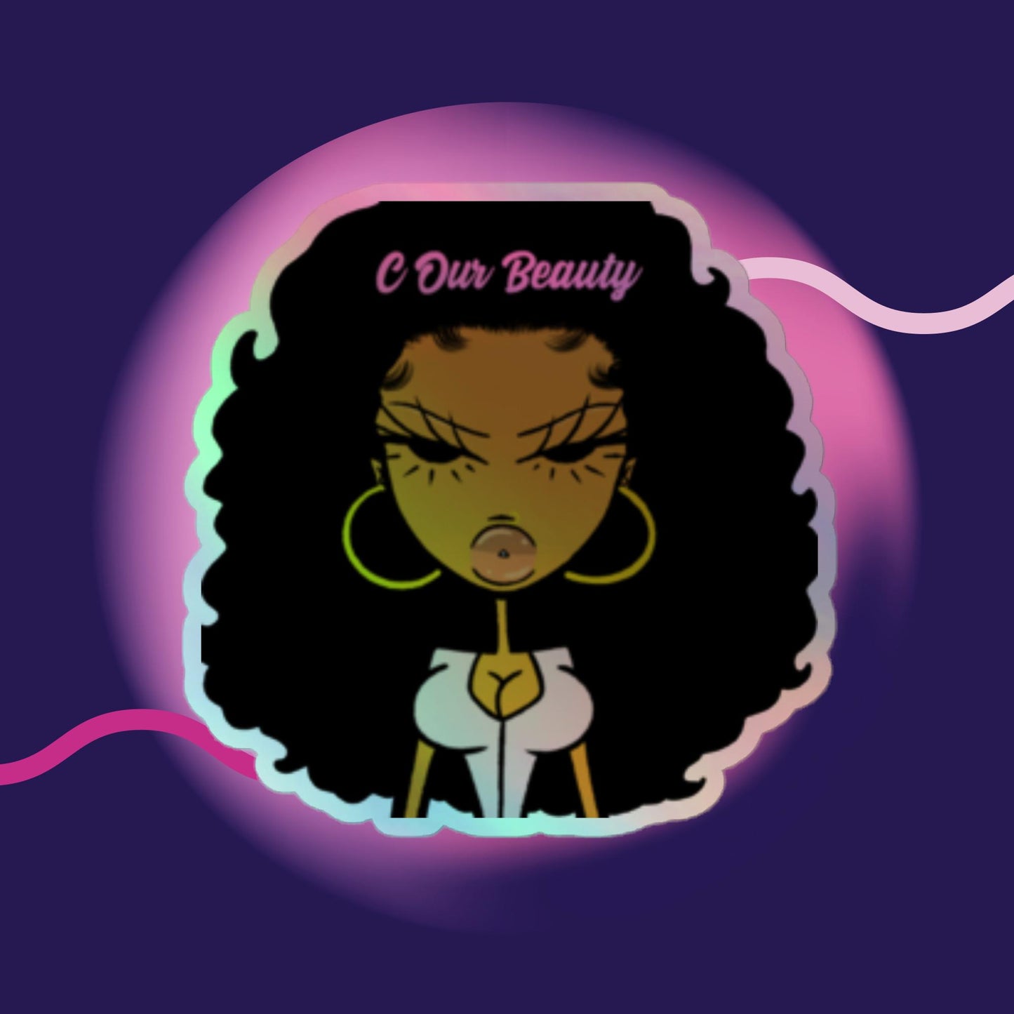 Holographic stickers