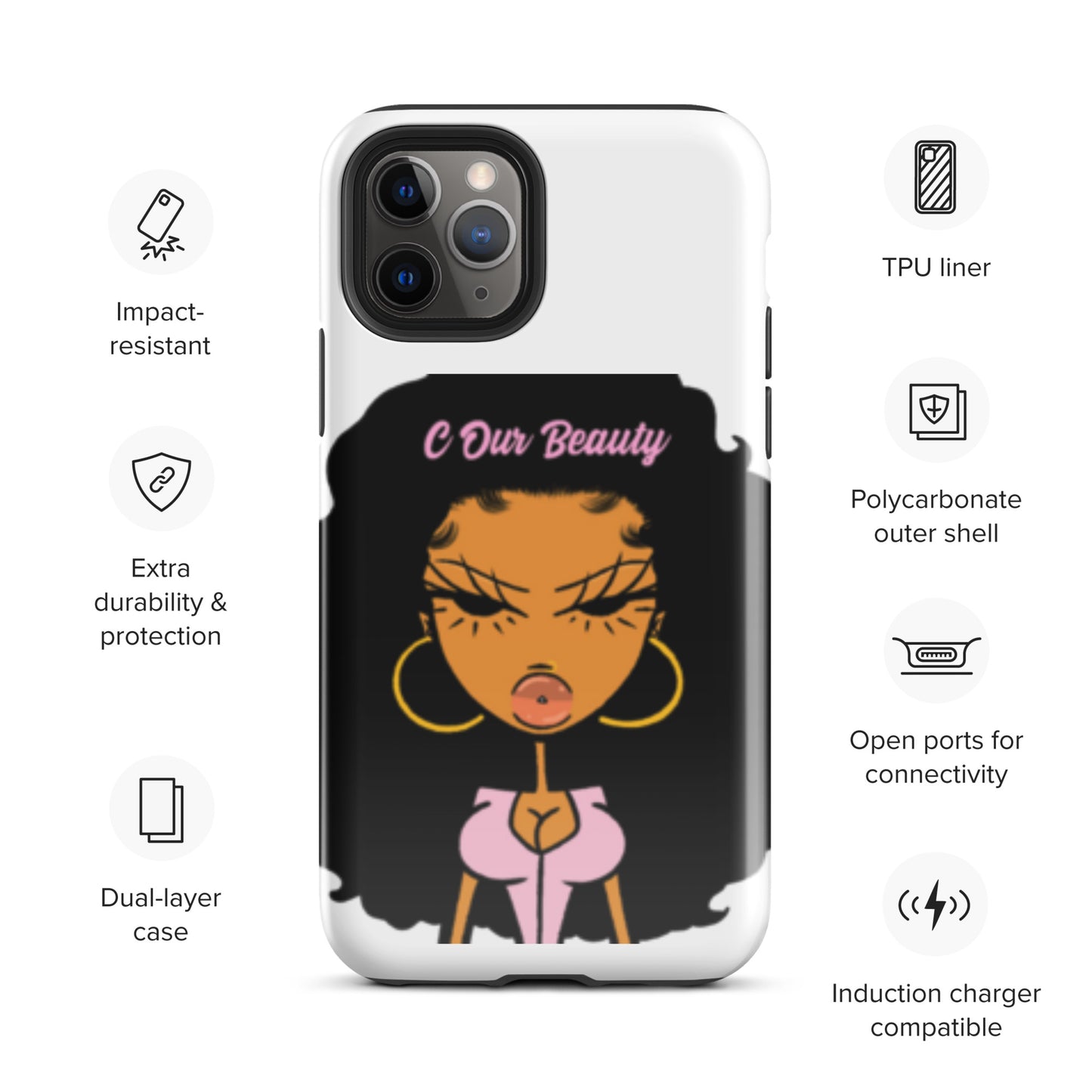 Baddie Tough Case for iPhone®