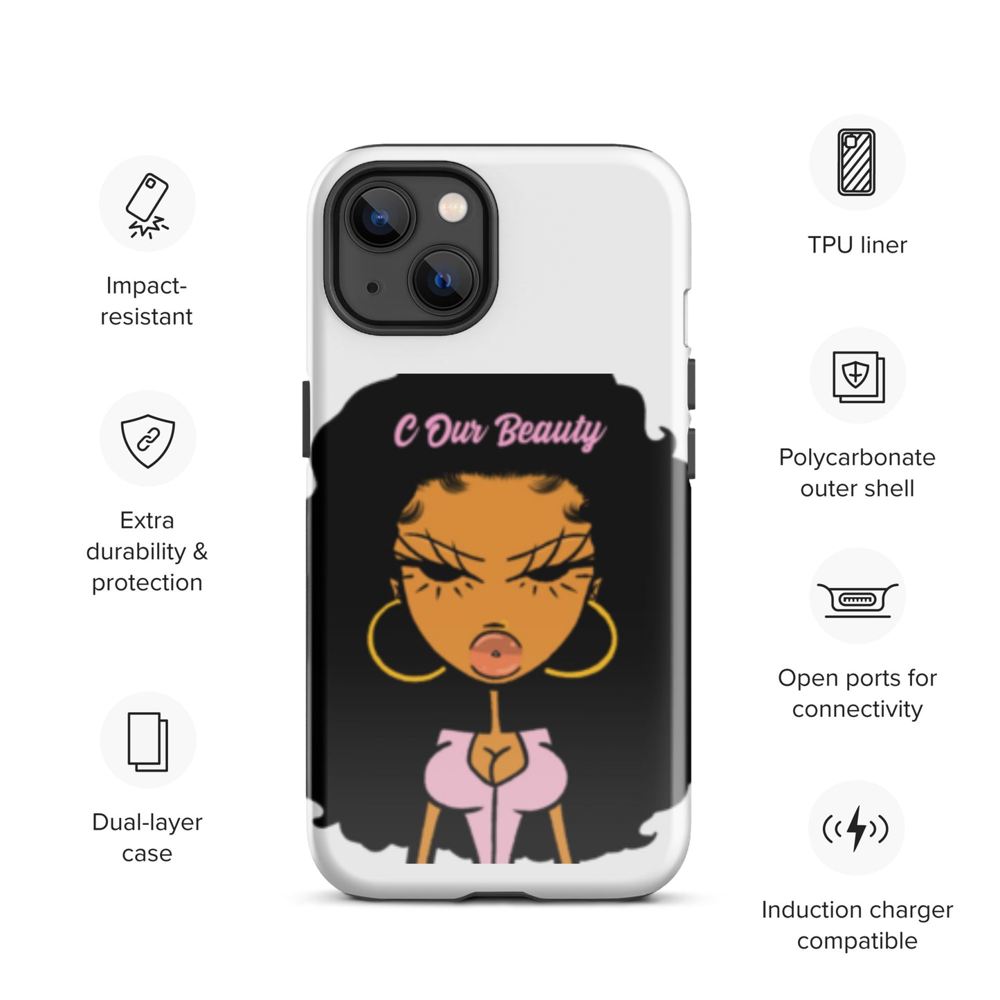 Baddie Tough Case for iPhone®