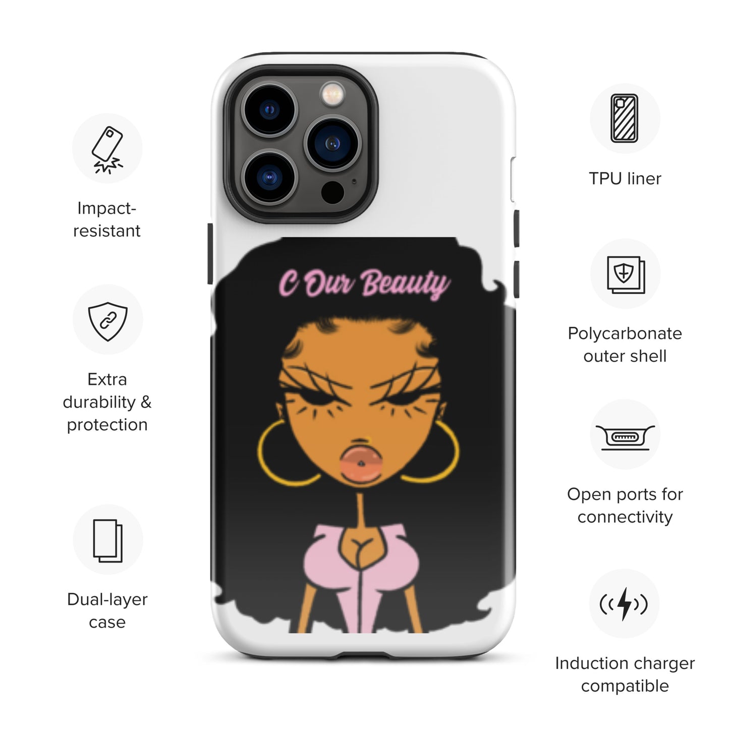 Baddie Tough Case for iPhone®