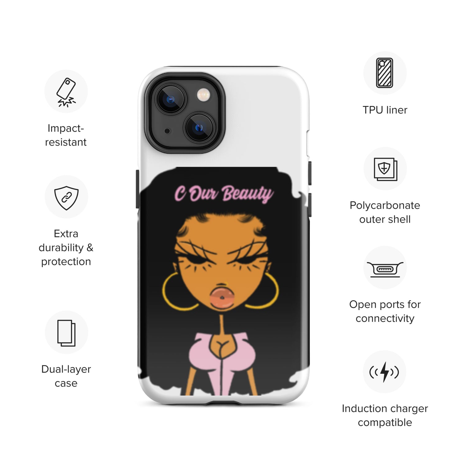 Baddie Tough Case for iPhone®