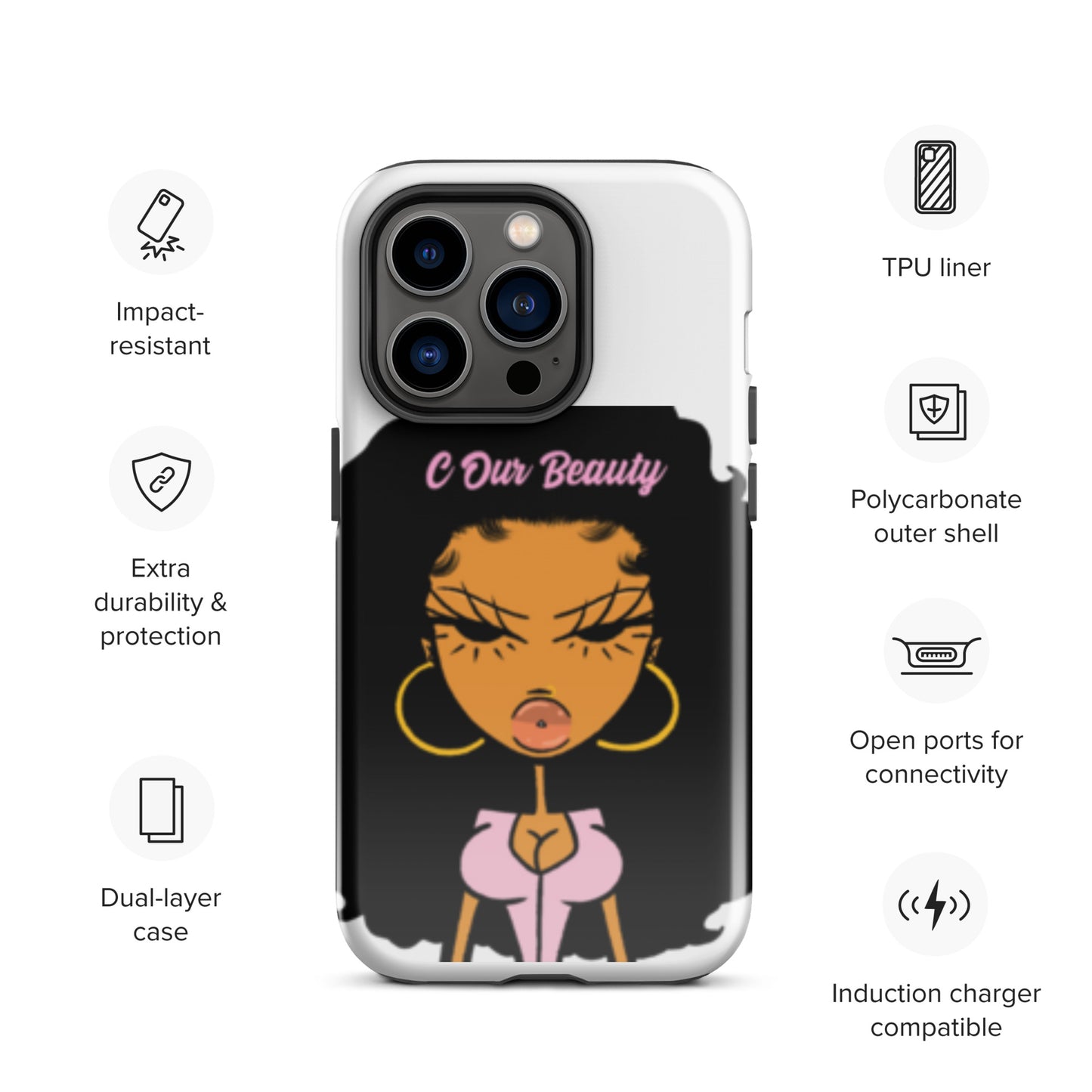 Baddie Tough Case for iPhone®