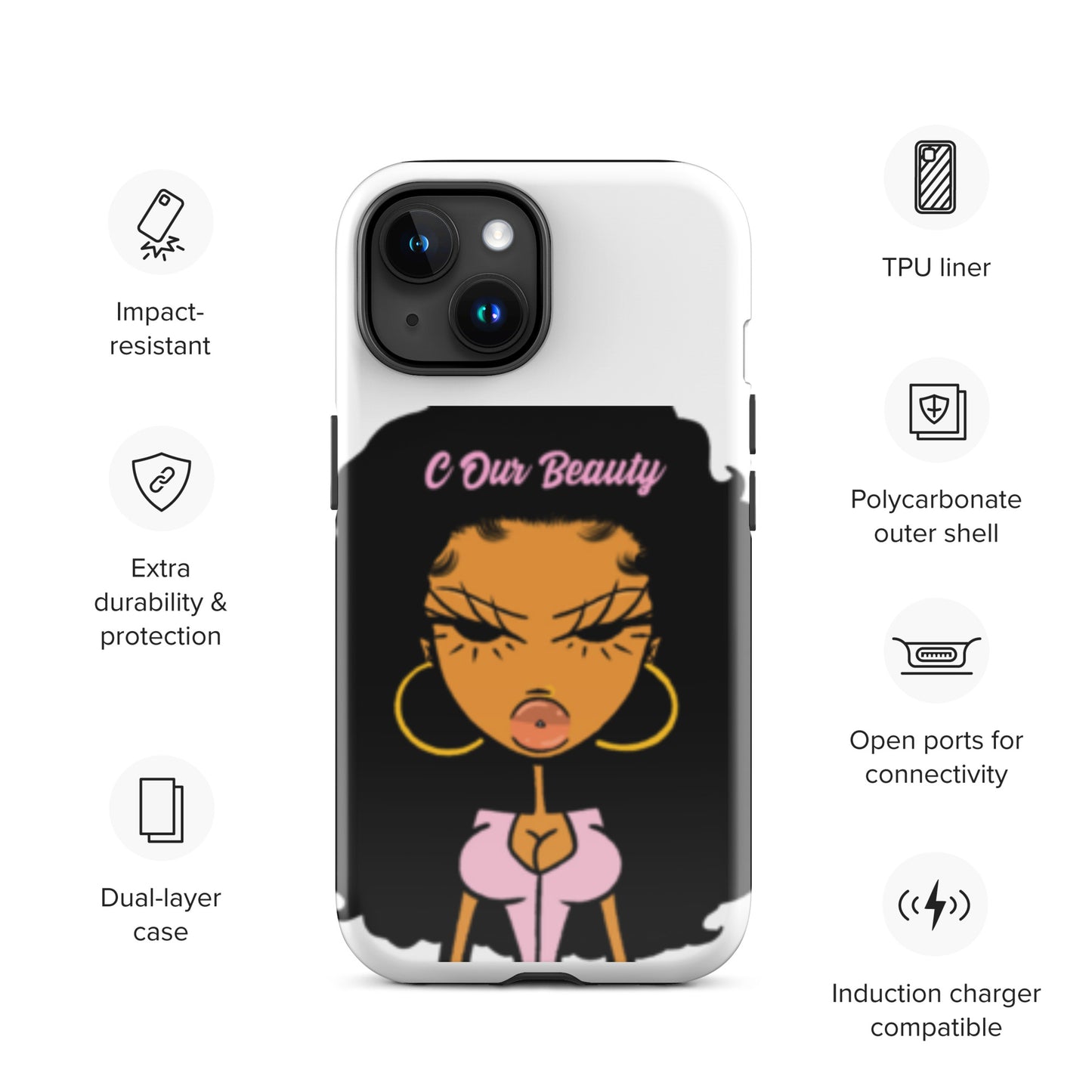 Baddie Tough Case for iPhone®