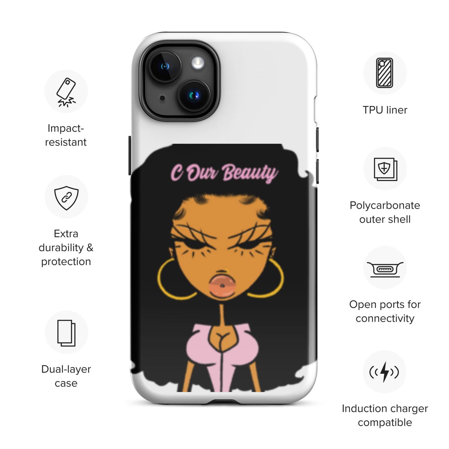 Baddie Tough Case for iPhone®