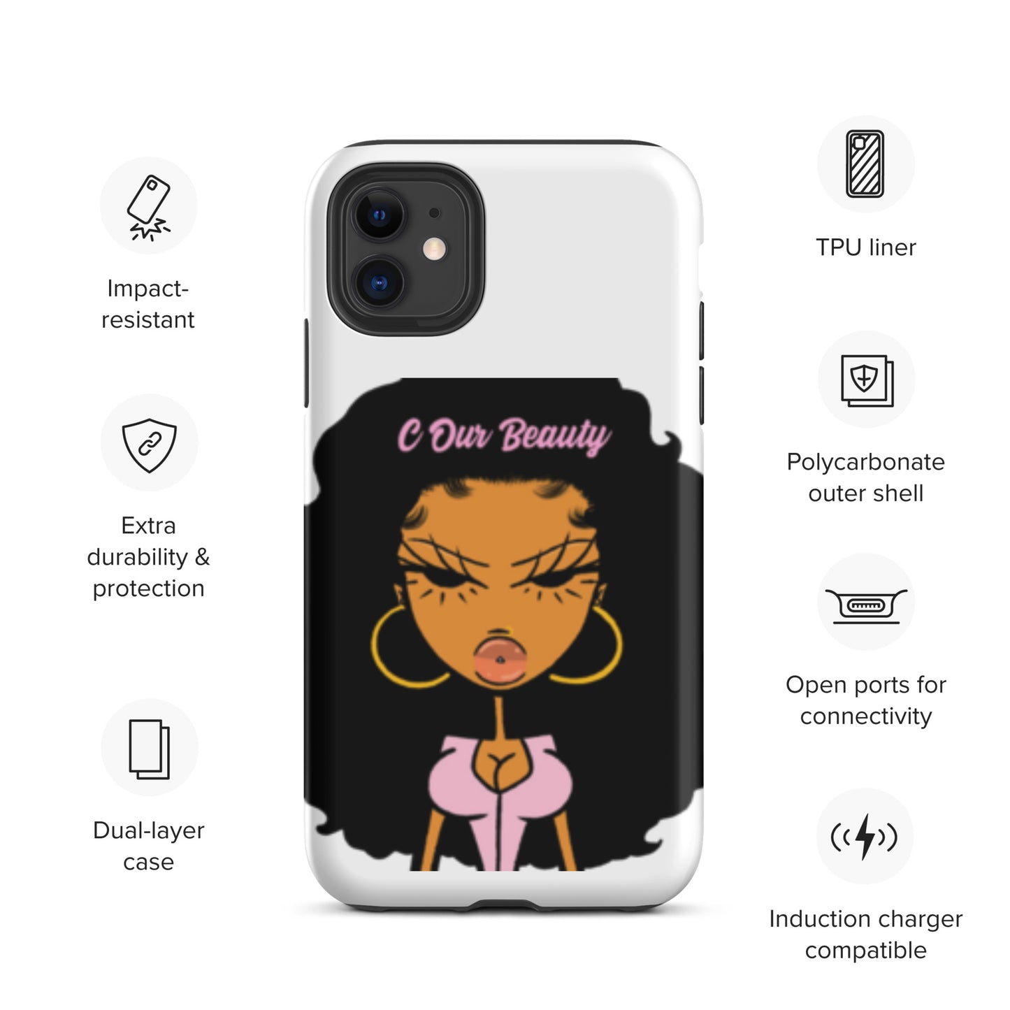 Baddie Tough Case for iPhone®