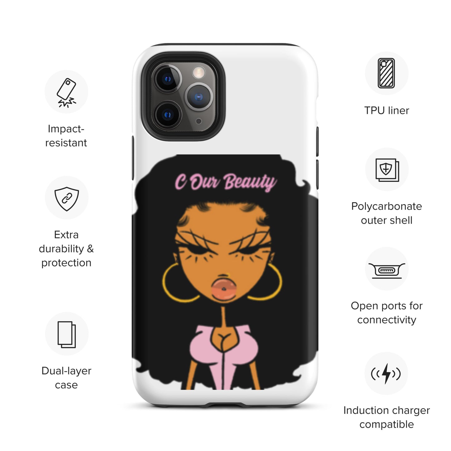 Baddie Tough Case for iPhone®