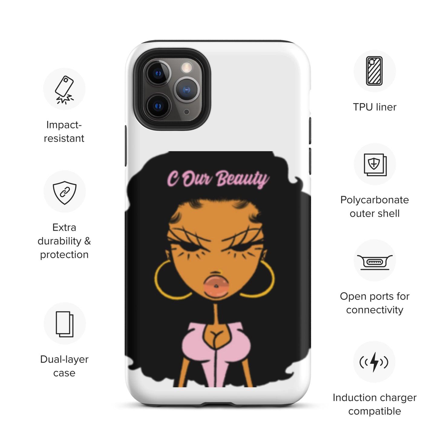 Baddie Tough Case for iPhone®