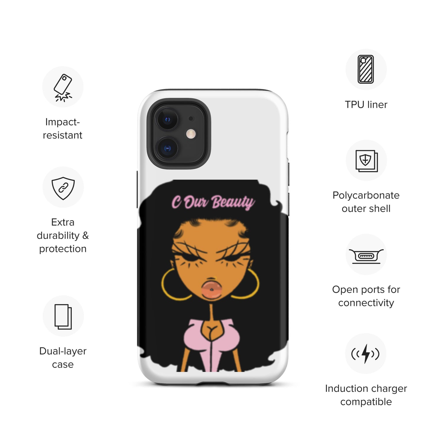 Baddie Tough Case for iPhone®