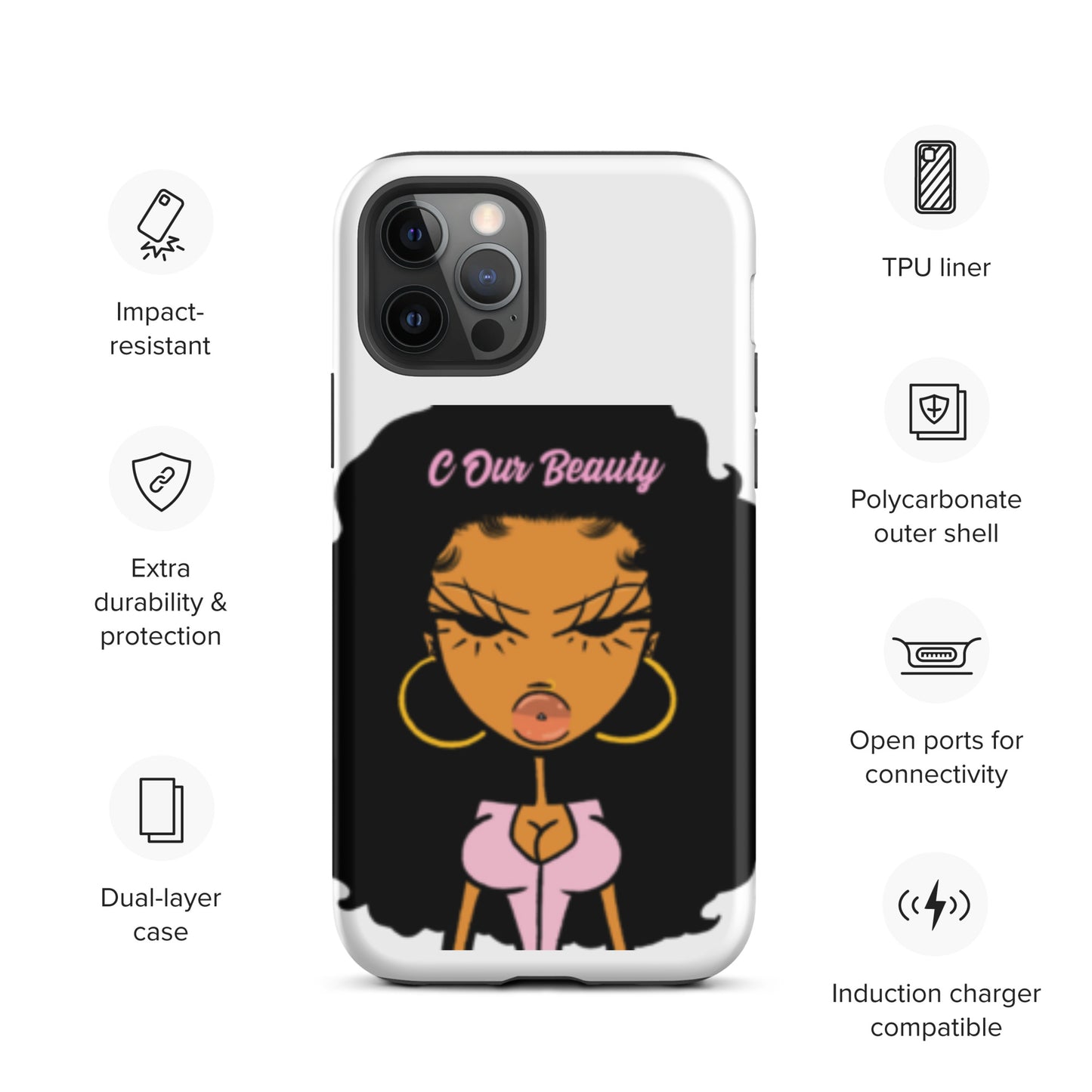 Baddie Tough Case for iPhone®