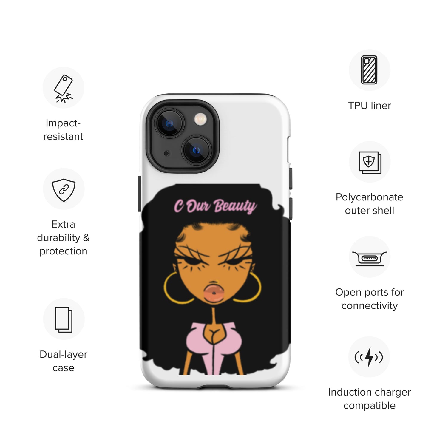 Baddie Tough Case for iPhone®