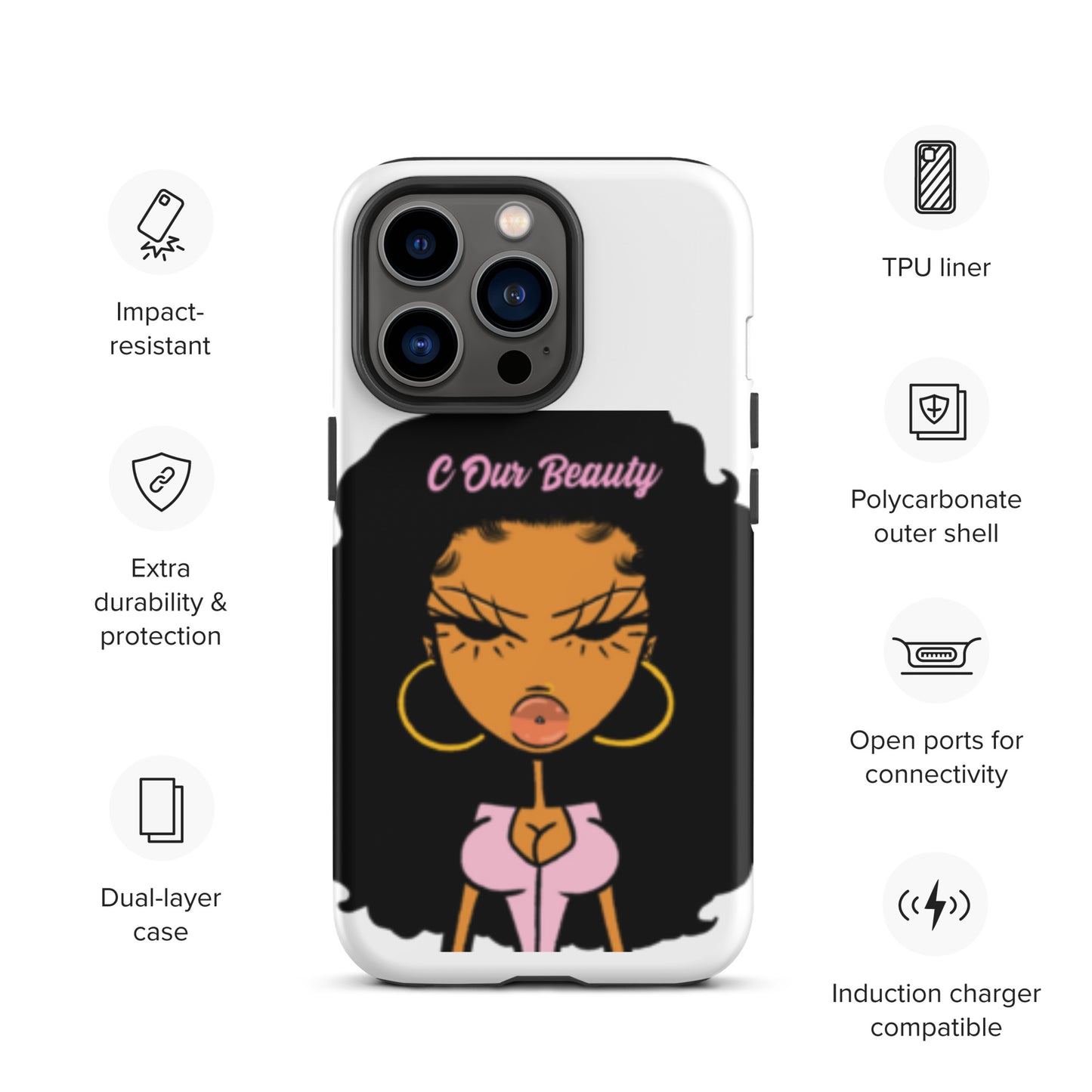 Baddie Tough Case for iPhone®