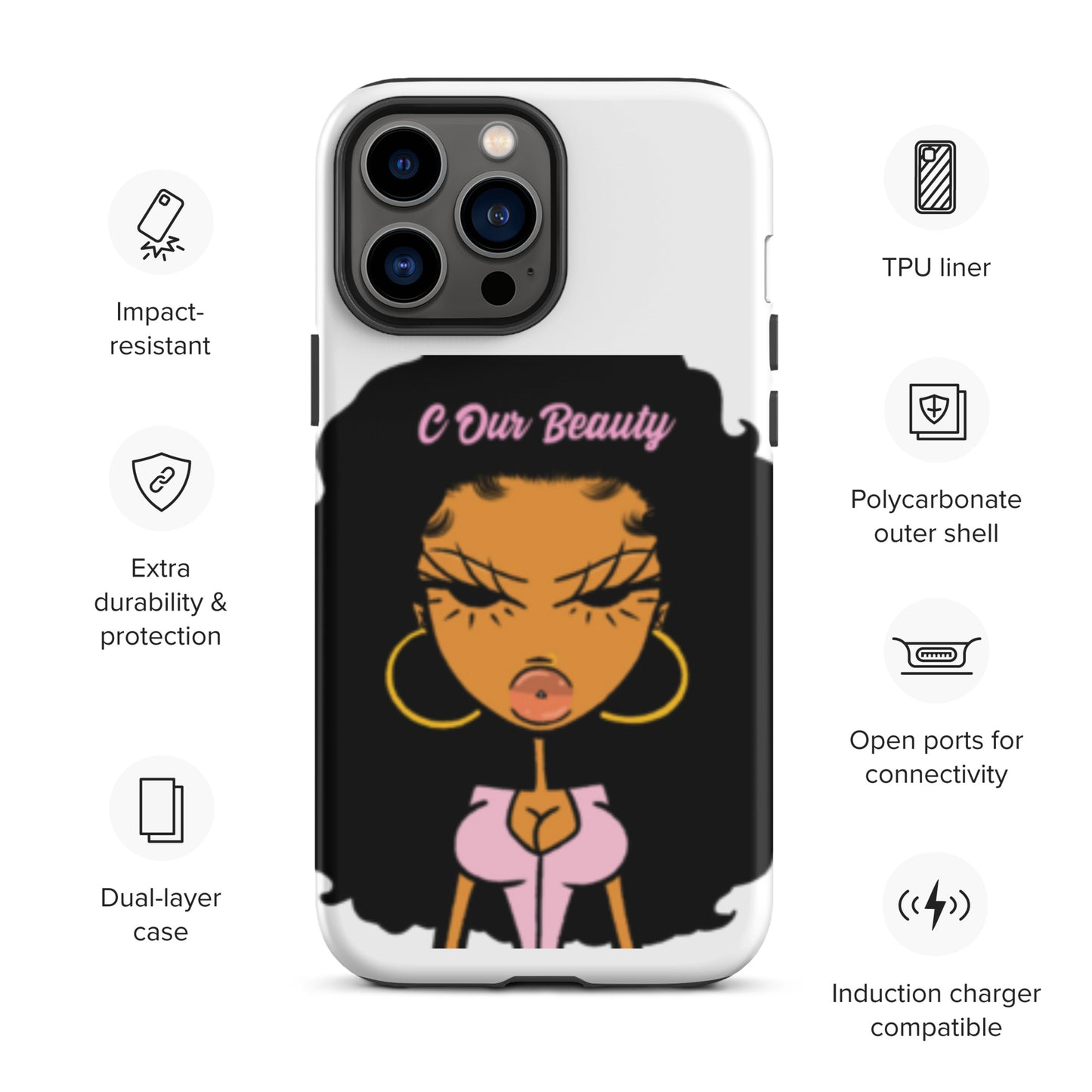 Baddie Tough Case for iPhone®