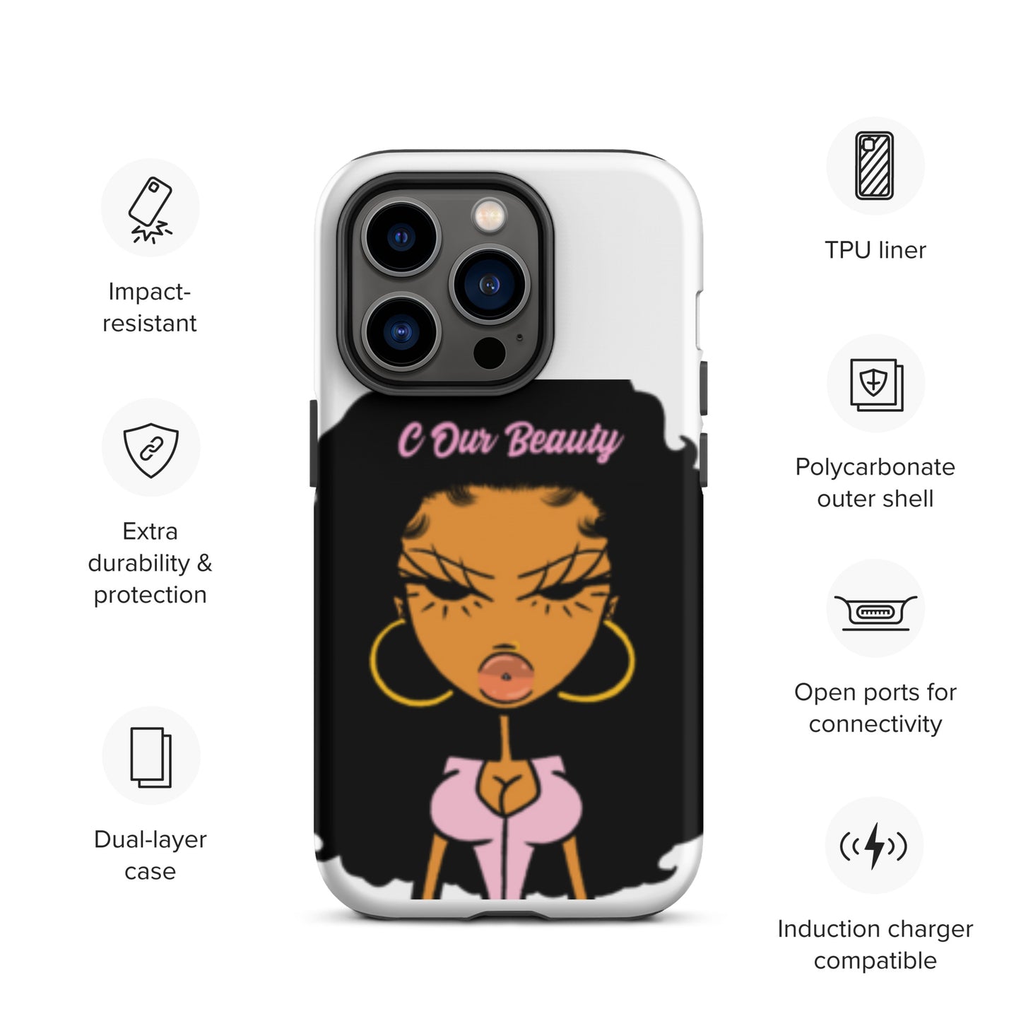 Baddie Tough Case for iPhone®