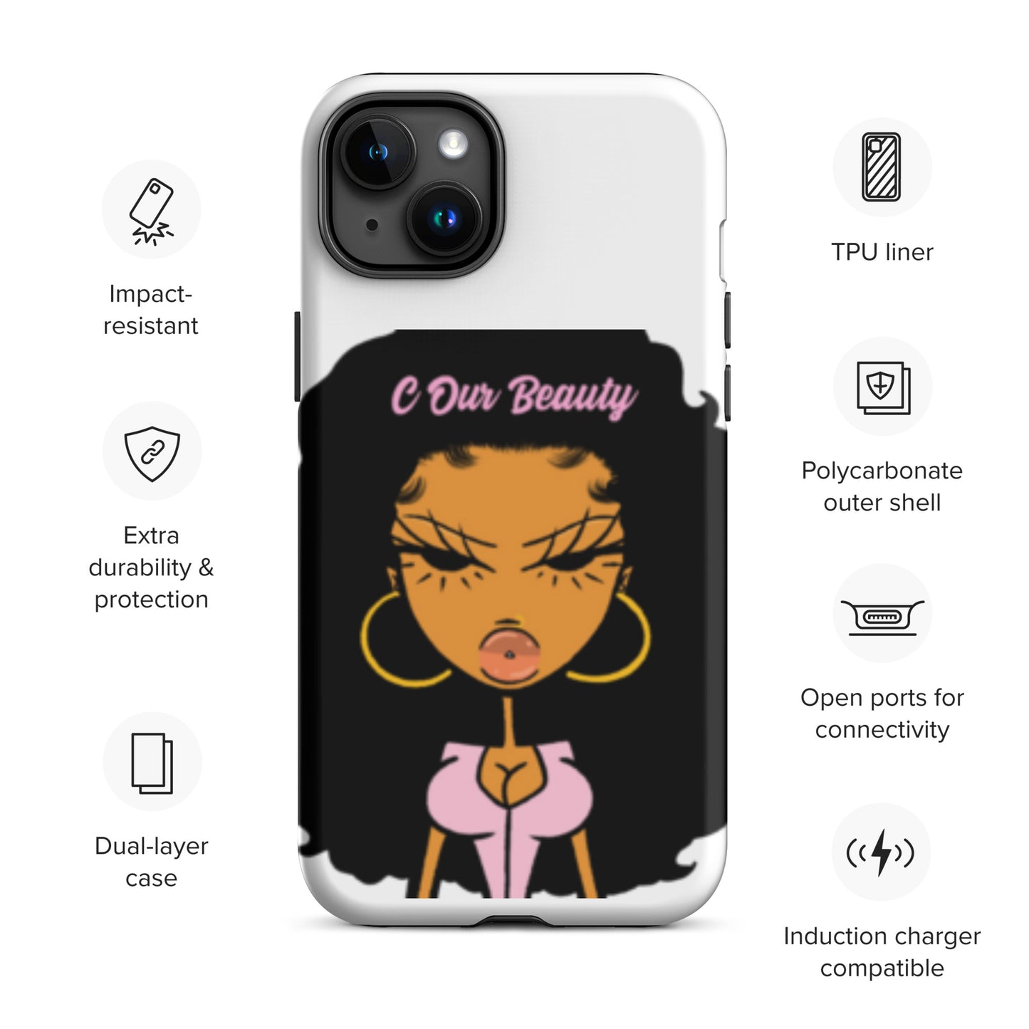 Baddie Tough Case for iPhone®